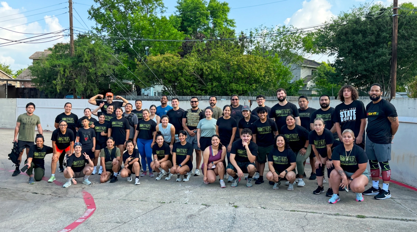 Victorious Fitness community training together in Mesquite, TX